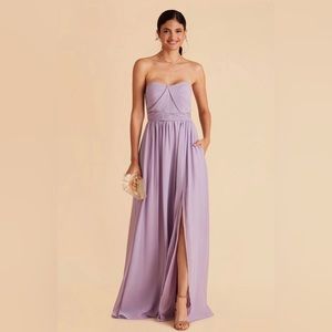 NWT Birdy Grey Grace Convertible Dress in Chiffon Lavender, Size Small